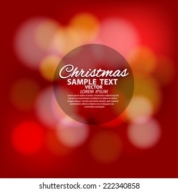 Merry Christmas Card - Editable EPS10