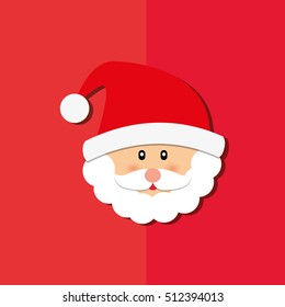 Merry christmas card icon vector illustration graphic design