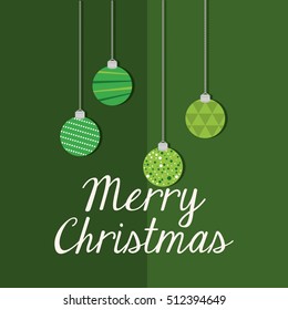 Merry christmas card icon vector illustration graphic design