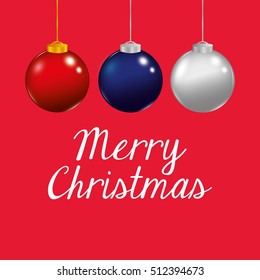 Merry christmas card icon vector illustration graphic design