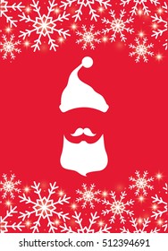 Merry christmas card icon vector illustration graphic design