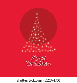 Merry christmas card icon vector illustration graphic design