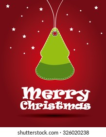Merry Christmas card illustration, Vector design EPS 10