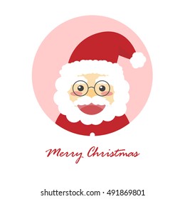 Merry Christmas Card with Santa 2016