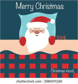 Merry Christmas card Santa Claus 2022