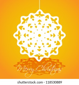 merry christmas card snowflake 4. ?asily editable card for your text