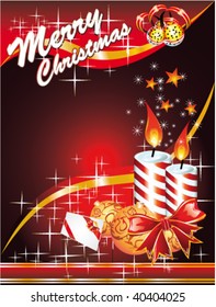 Feliz tarjeta de Navidad con espacio para texto