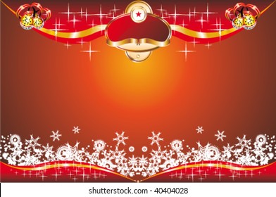 Merry Christmas Card with space for text