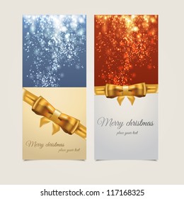 Merry christmas card. Vector