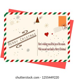 Merry Christmas Card Vector