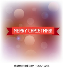 Merry Christmas card in vector