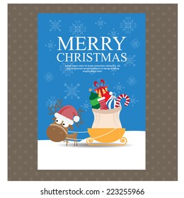 Merry Christmas Card vector