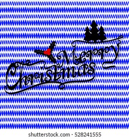 merry christmas card. Vector
