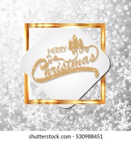 merry christmas card. Vector