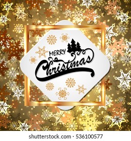 merry christmas card. Vector