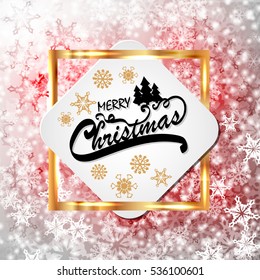 merry christmas card. Vector