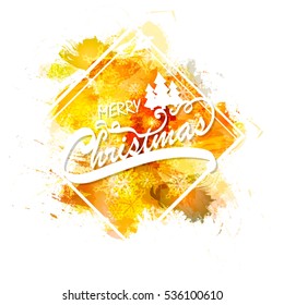 merry christmas card. Vector