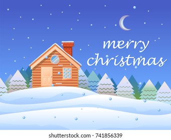 Merry Christmas card vector