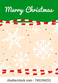 merry christmas card vector