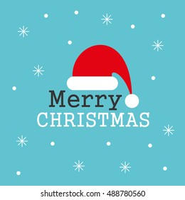Merry Christmas card. Vector Illustration