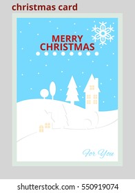merry christmas card,background design. vector