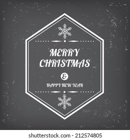 merry christmas card.vector