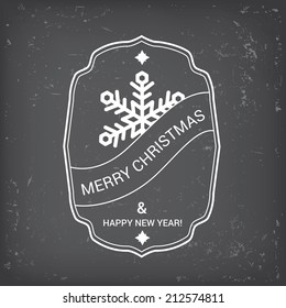 merry christmas card.vector