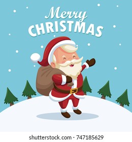 Merry christmas cartoon