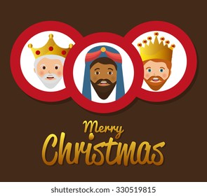 Merry christmas cartoons, vector illustration graphic eps10