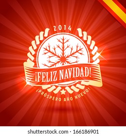 merry christmas and cheerful new year greetings in spanish joyful classical white latin america scene border festival new ceremony espana xmas deal dancing traditional laughing selling navidad letterh