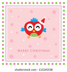 merry christmas chicken doodle tag