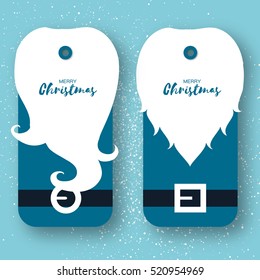 Merry Christmas collection. Santa Claus with White beard