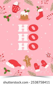 merry christmas collection vector illustrations