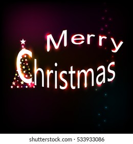 Merry Christmas colorful
