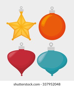 Merry christmas colorful card design, vector illustration graphic 