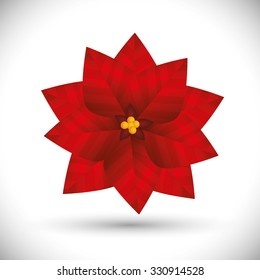 Merry christmas colorful card graphic design, vector illustration.