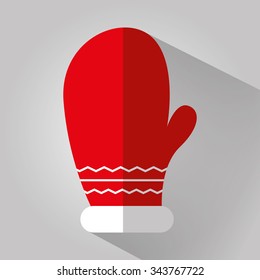 Merry christmas colorful icon graphic design, vector illustration