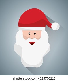 Merry christmas concept with decoration icons design, vector illustration 10 eps graphic.