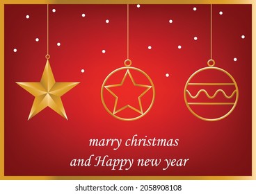 merry christmas concept, design forweb banner, christmas invitattion card and happy new year festival, vector illustration.