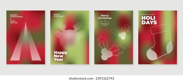 posters holographic reindeer 