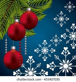 Merry Christmas concept represented by k icon. Colorfull and flat illustration. 