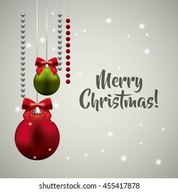 Merry Christmas concept represented by Sphere icon. Colorfull illustration. 