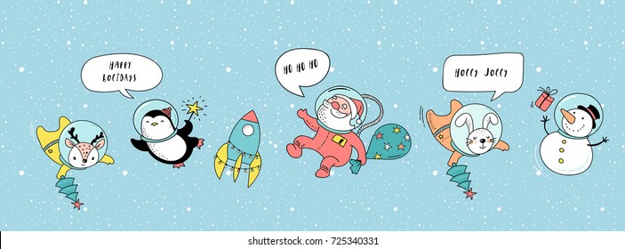 Outer Space Christmas Images Stock Photos Vectors - 