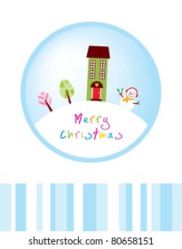 merry christmas cottage