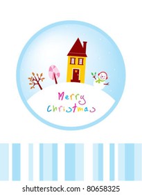 merry christmas cottage