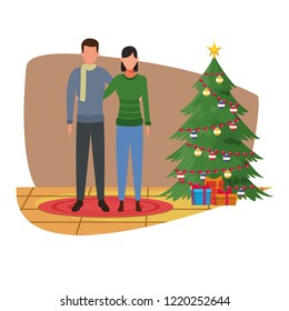 Merry Christmas in couple