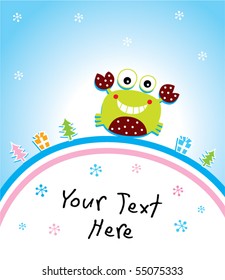 merry christmas crab