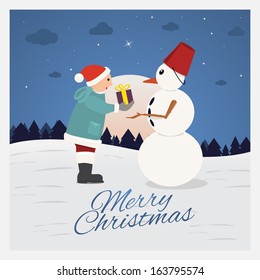 Merry Christmas Creating Card