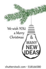 Merry Christmas Creative card vector