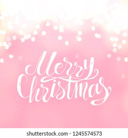 Merry Christmas creative, printable journaling, winter greeting card. Design for banner, poster, flyer, package template.